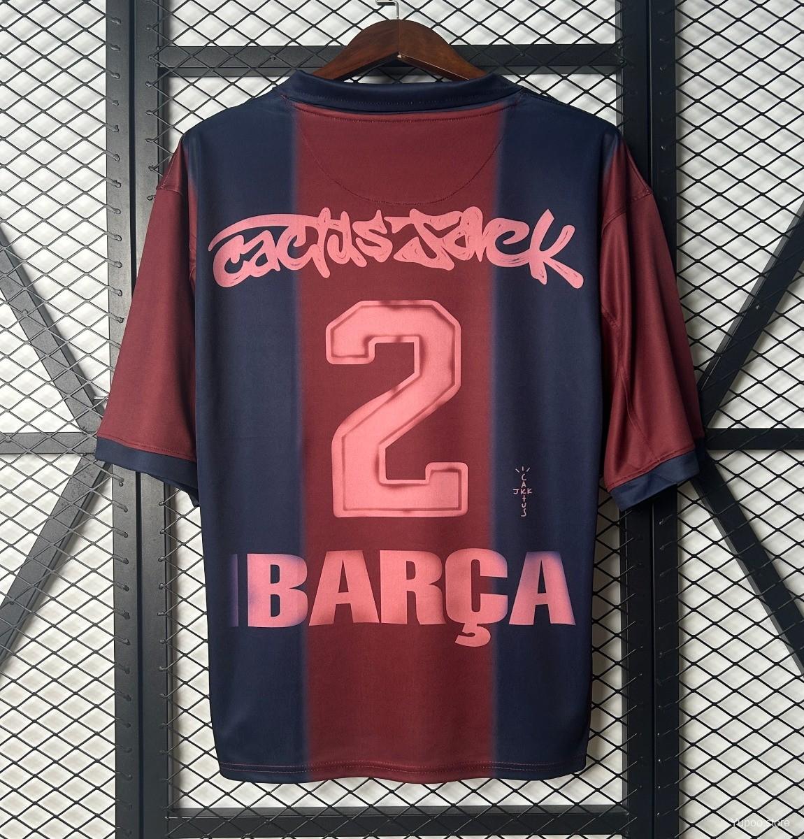 The 2025/26 FC Barcelona x Travis Scott Special Edition Jersey