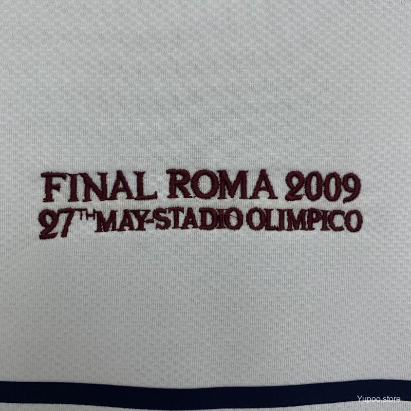 08/09 Retro Manchester United Champions League Away Edition Jersey