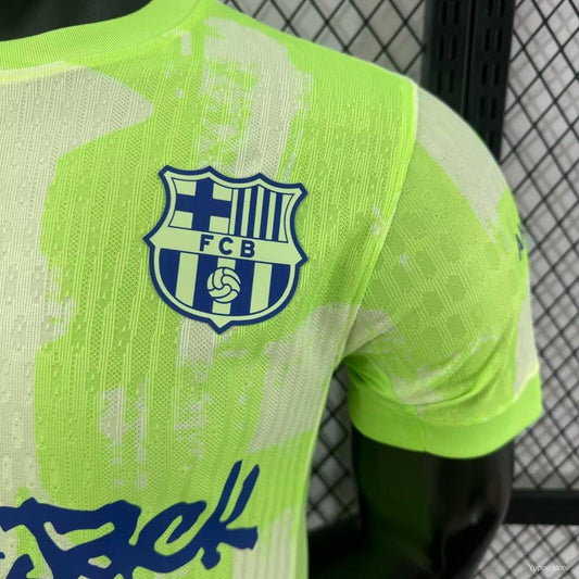 24/25 Barcelona x Travis Scott Third Green Jersey