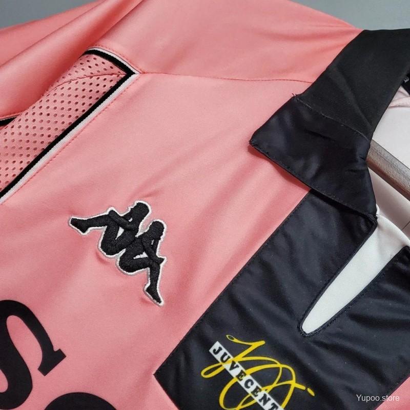 Retro 1997/98 Juventus Away Pink Jersey