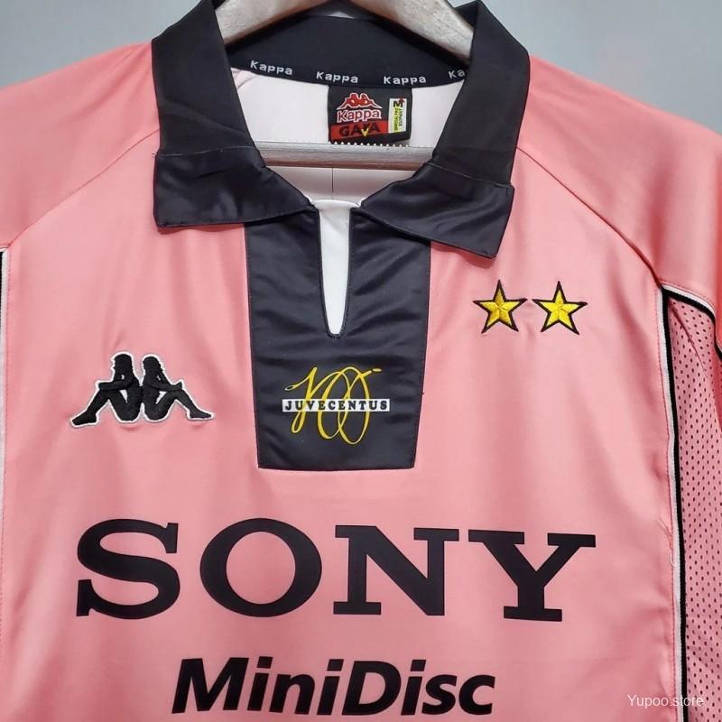 Retro 1997/98 Juventus Away Pink Jersey