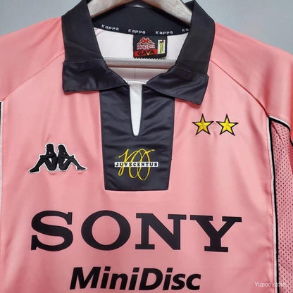 Retro 1997/98 Juventus Away Pink Jersey