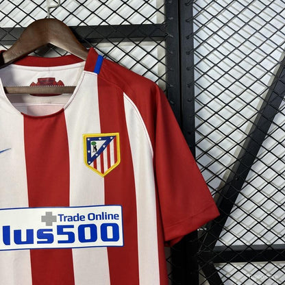16/17 Retro Atletico Madrid Home Jersey