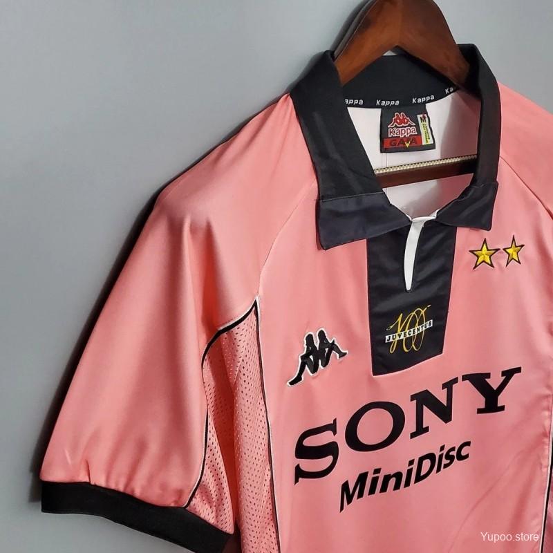 Retro 1997/98 Juventus Away Pink Jersey