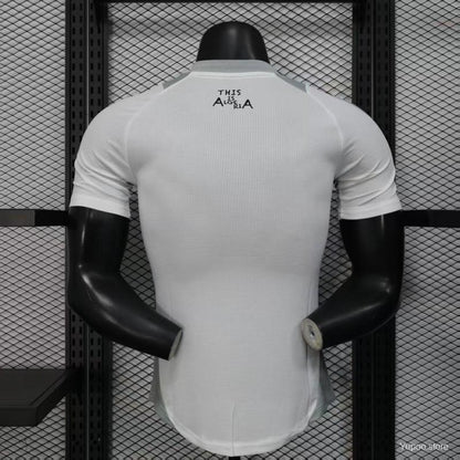Player Version 2025 Algeria White with Traditional Pattern Jersey